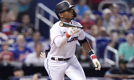 Lewis Brinson keeps 'hearing the N-word' in mascot video