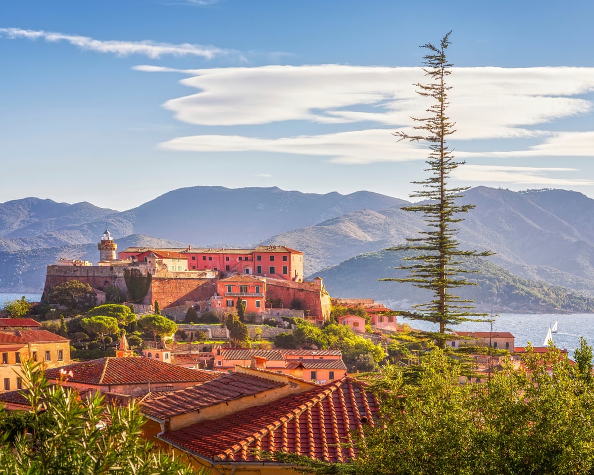The Medici fortifications in Portoferraio on Elba.