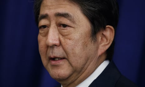 Shinzo Abe is ahead in the polls.