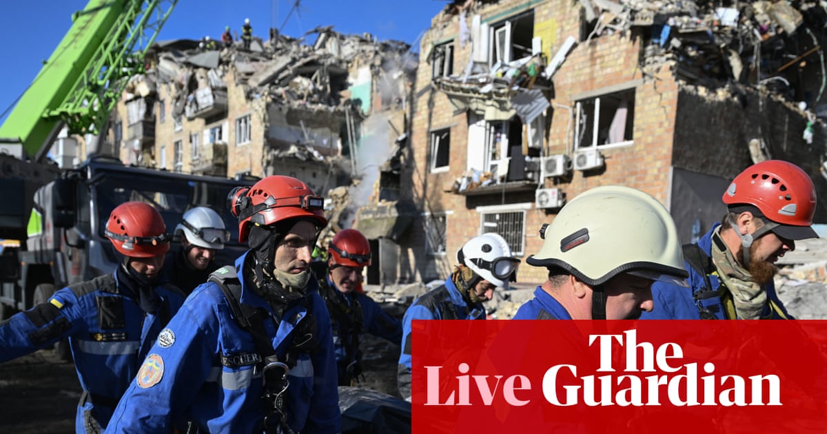 Russia’s deadliest attack on Kyiv for weeks kills at least 10 – Europe live