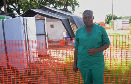 Marion Logoze, a nurse at Madudu Health Center in Mubende