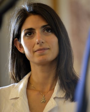 Virginia Raggi, the mayor of Rome
