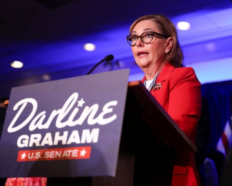 US Senator Darline Graham holds victory party following Republican primary runoff.