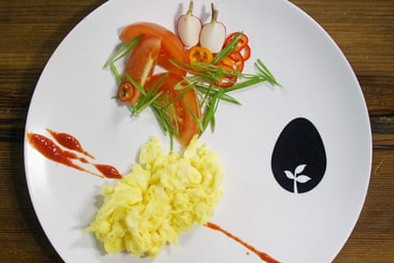 Hampton Creek’s mung bean-based ‘scrambled eggs’.