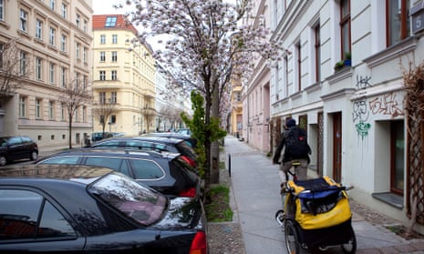 A residential area in Berlin’s Mitte district. Rents in Berlin have risen on average by almost 53% in the past five years, with some sought-after districts seeing a 79% rise.