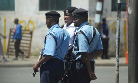 Kenya police officers