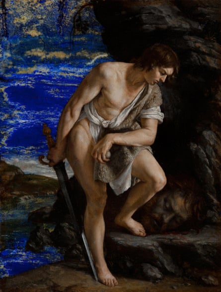 David with the Head of Goliath. attributed to Orazio Gentileschi, now being investigated as a possible forgery.