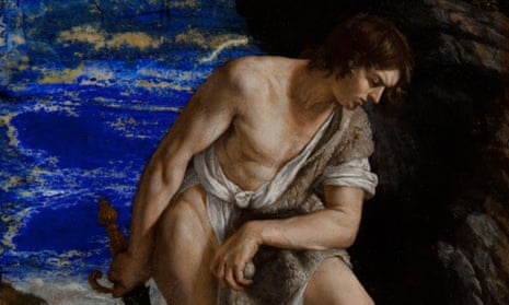 Detail of David with the Head of Goliath by Orazio Gentileschi.
