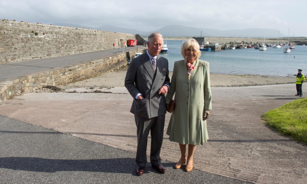Prince Charles and the Duchess of Cornwall visit the village of Mullaghmore, where his great uncle was killed in an IRA bomb attack in 1979.