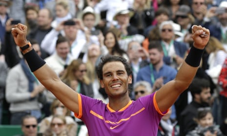 Rafael Nadal celebrates yet another Monte Carlo Masters title, beating his Spanish compatriot Albert Ramos-Viñolas 6-1, 6-3