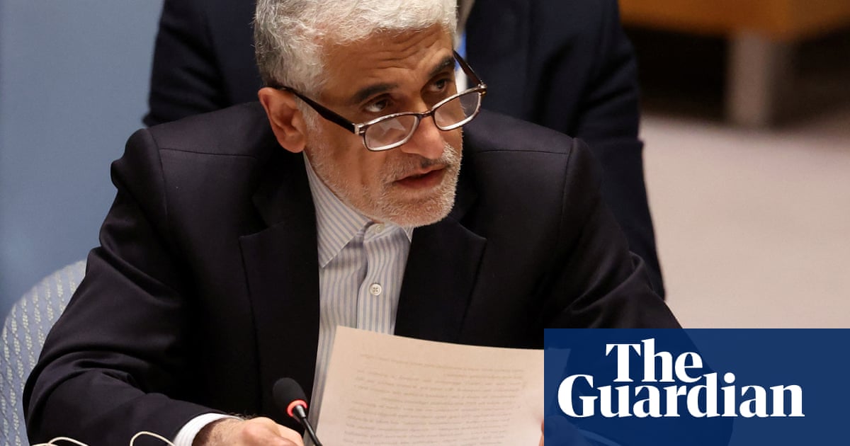 Iran's nuclear enrichment will never stop', nation's UN ambassador says