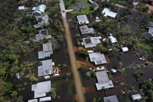 Flooded houses in Port Charlotte