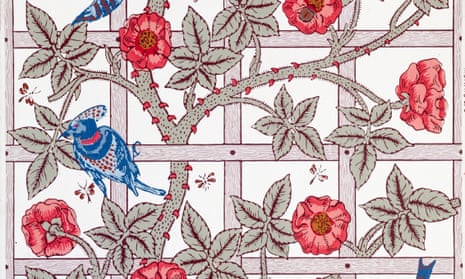 Wallpaper by William Morris, from 1864.