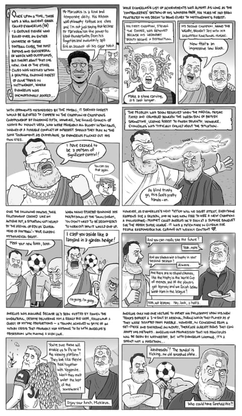 David Squires on … Nottingham Forest’s mythical quest for a new champion, panel 1