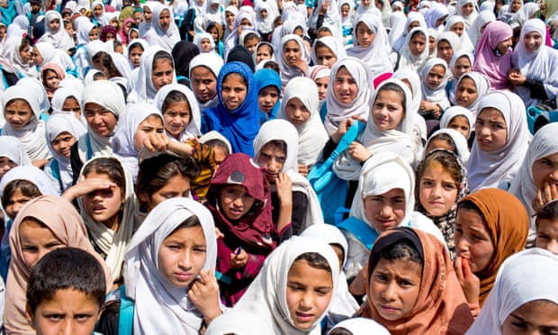 Students in Nangarhar province, Afghanistan
