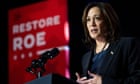 Harris attacks Trump over Roe v Wade at first campaign rally with Biden