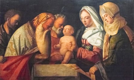 The Circumcision from the workshop of Giovanni Bellini, about 1500.