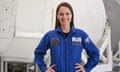 GERMANY-SPACE-ESA<br>Australian aerospace engineer Katherine Bennell-Pegg poses after the press conference of  European Space Agency ESA's class of 2022 astronaut candidates at the European Astronaut Centre (EAC) in Cologne, western Germany on May 3, 2023. - Bennell-Pegg, Director of Space Technology at the Australian Space Agency, will undertake basic astronaut training at ESA's European Astronaut Centre (EAC) near Cologne, Germany, alongside ESA's newly selected career astronauts from April 2023. This is the first time ESA is giving basic training to an astronaut candidate from an international partner, making EAC the third centre in the world to do so. (Photo by Ina FASSBENDER / AFP) (Photo by INA FASSBENDER/AFP via Getty Images)
