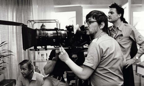 Rainer Werner Fassbinder on set in 1978.