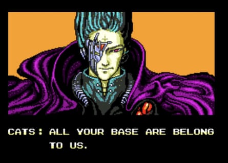 Old-looking video game still