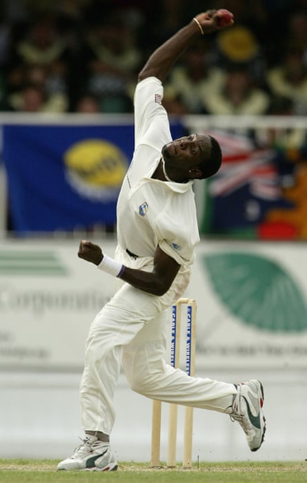 ‘He’s got something about him’: the story of forgotten West Indies quick Jermaine Lawson | West Indies cricket team 2 Jermaine Lawson during the fourth Test against Australia in 2003.