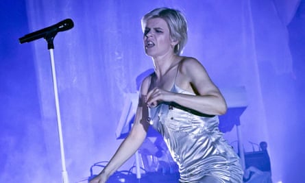 Robyn performing in Berlin.