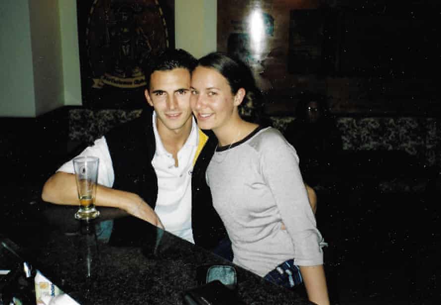 The couple on their first date