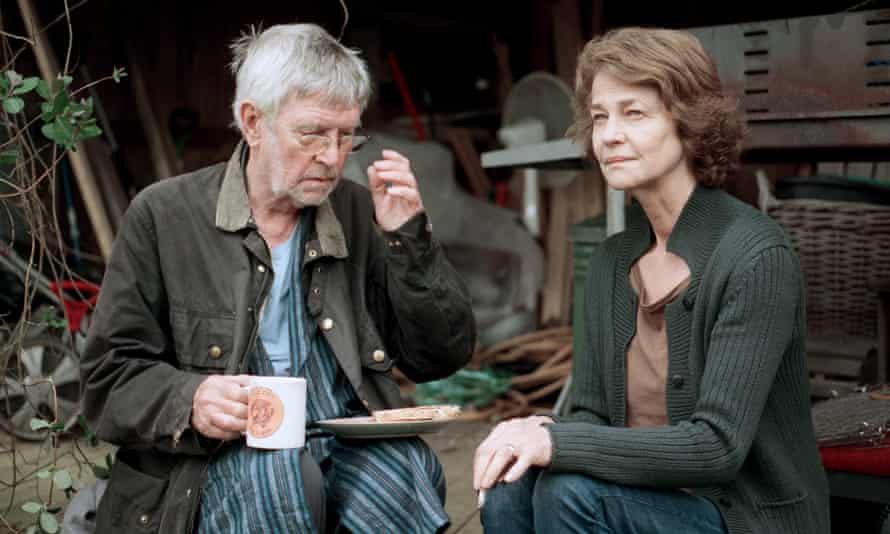 Wedded bliss shattered … Tom Courtenay and Charlotte Rampling as Geoff and Kate in 45 Years.