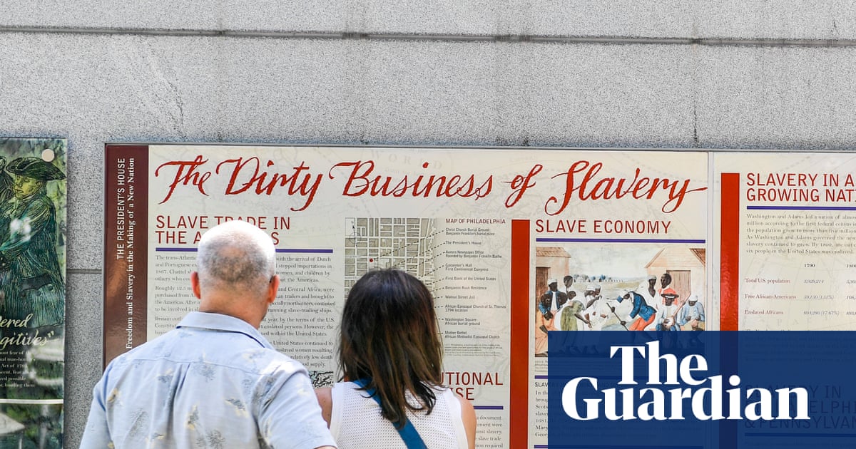 National Park Service staff stare at the blank wall where history used to be, now fully compliant with the White House’s new ‘no facts, just feelings’ policy.