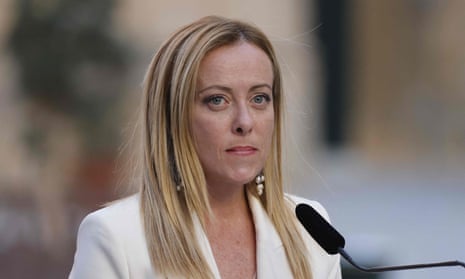 Italian PM Giorgia Meloni splits from partner after his sexist comments |  Giorgia Meloni | The Guardian