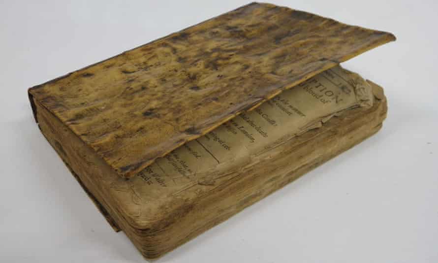 A book bound with human skin, from the Federation University Australia.