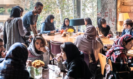 Coffee bar in Tehran.