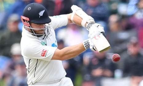 Kane Williamson leads New Zealand’s fightback on day two of the second Test at Hagley Oval.