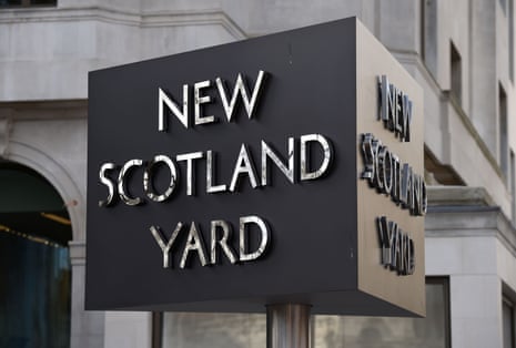New Scotland Yard, the headquarters of the Metropolitan Police.