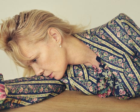 Pamela Anderson photographed by Venetia Scott in London for the Observer New Review, February 2025.