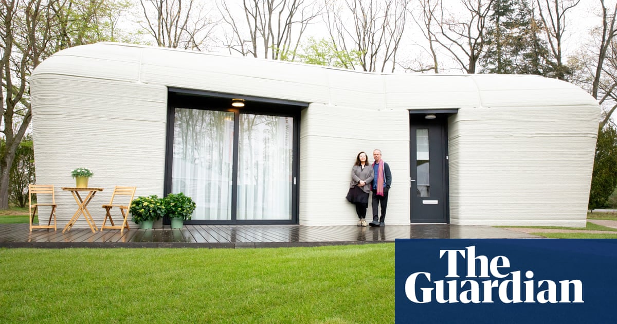 Dutch couple Europe's first inhabitants of 3D-printed house | 3D | The Guardian