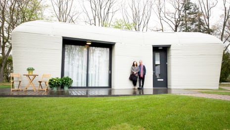 Europe’s first fully 3D-printed house gets its first tenants – video