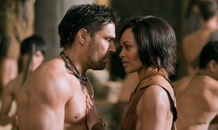 Skin in the game … Spartacus: Blood and Sand featured plentiful sex.