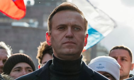Alexei Navalny pictured in February this year.