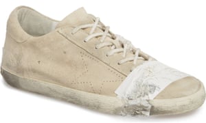  $530 distressed sneakers