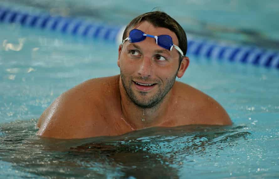 Ian Thorpe during a training session in Sydney in 2011