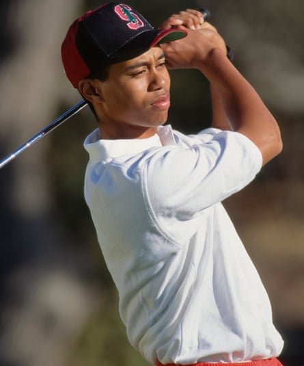 Tiger Woods during his freshman year at Stanford University in October 1994.