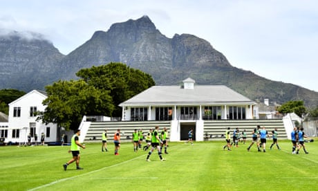 Cardiff training in Cape Town earlier this week