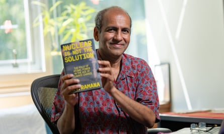 Ramana with his book