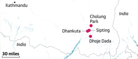 East Nepal map