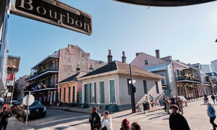 Bourbon Street in New Orleans.