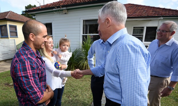Malcolm Turnbull meets family