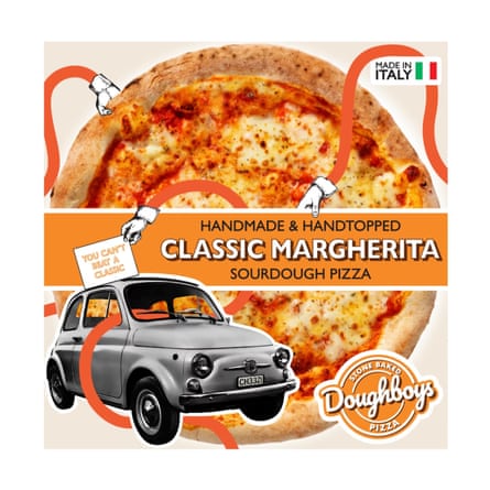 Doughboys Classic margherita pizza