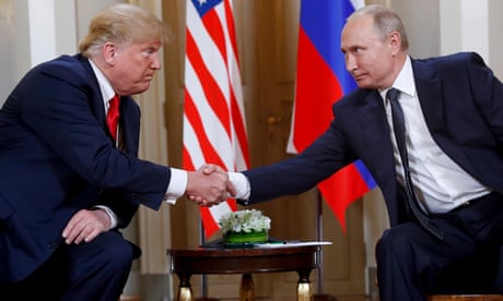 Donald Trump,Vladimir Putin<br>FILE - President Donald Trump, left, and Russian President Vladimir Putin shake hands at the beginning of a meeting at the Presidential Palace in Helsinki, Finland, July 16, 2018. (AP Photo/Pablo Martinez Monsivais, File) Donald Trump,Vladimir Putin<br>FILE - President Donald Trump, left, and Russian President Vladimir Putin shake hands at the beginning of a meeting at the Presidential Palace in Helsinki, Finland, July 16, 2018. (AP Photo/Pablo Martinez Monsivais, File)