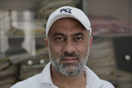 Mohannad al-Othman, the local mayor of Ein Arik area. Many of the residents were forced out of their homes and blocked from entering their private land by Israeli settlers.